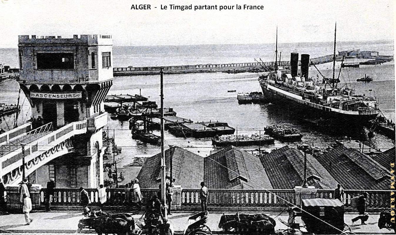Alger - Port - Timgad depart pour la France.jpg
